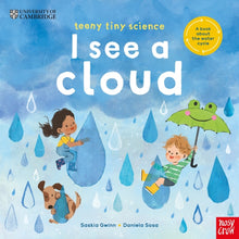 Load image into Gallery viewer, Teeny Tiny Science: I See a Cloud : A book about the water cycle