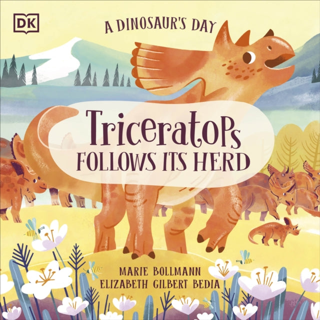 A Dinosaur's Day: Triceratops Follows Its Herd